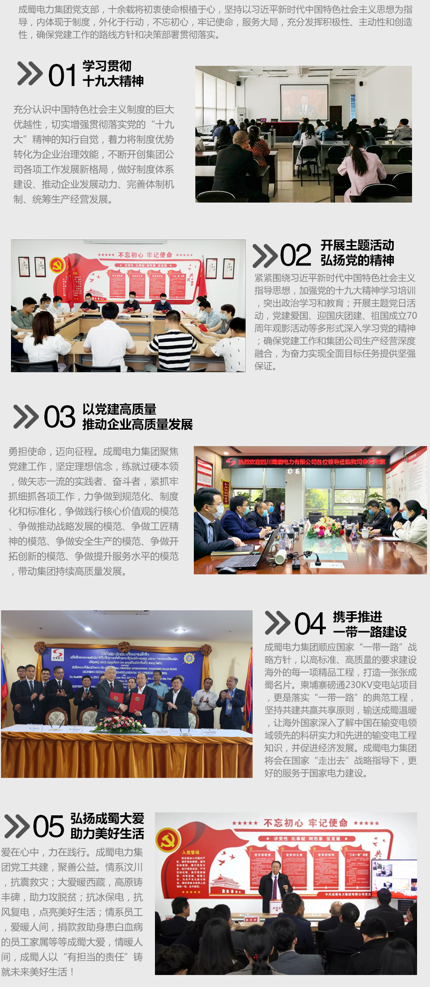 聚焦党建，履责实践