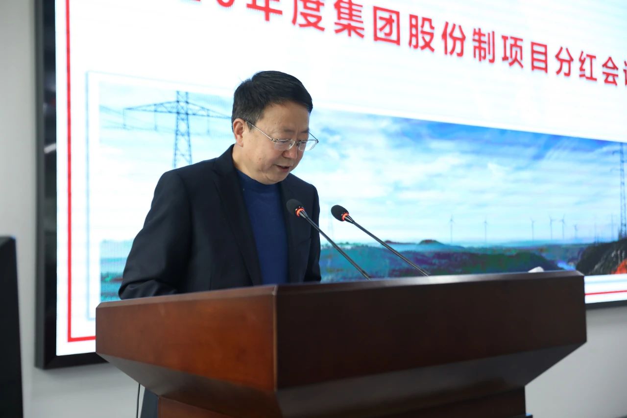 南宫NG28电力集团召开年度项目股份制分红大会