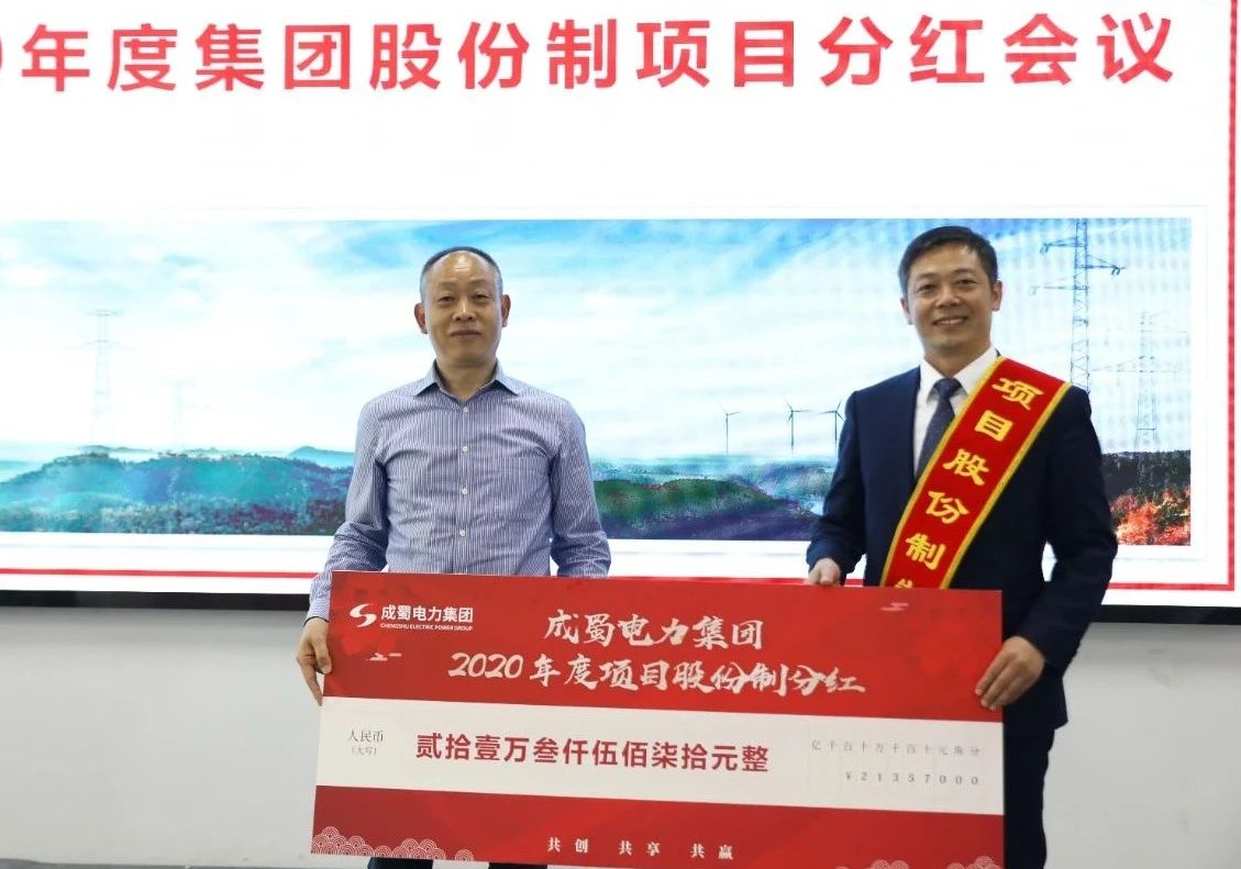南宫NG28电力集团召开年度项目股份制分红大会