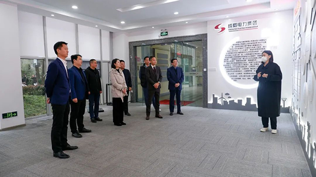 成都会青羊区总工会、府南街道总工会向导莅临南宫NG28电力集团旅行交流