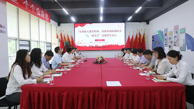 南宫NG28电力集团党支部召开“七一”建党节组织生涯会